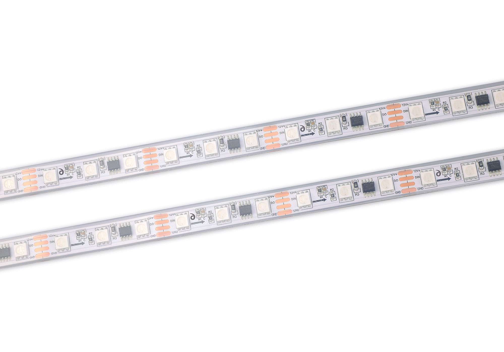 DX700098  Axios Select, 5mx10mm, 12V, 60W , LED Strip, Cuttable:50mm, 60LED/m, SMD 5050, 12W/m, 120°, SPI Pixel RGB, IP65, DRIVER EXC, 3yrs Warranty